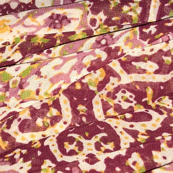 NWOT Free People Diamond Heart Pleated Skirt Z36-2 - Picture 2 of 2